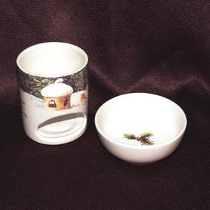 Nature's Sketchbook 2-piece wax tart warmer